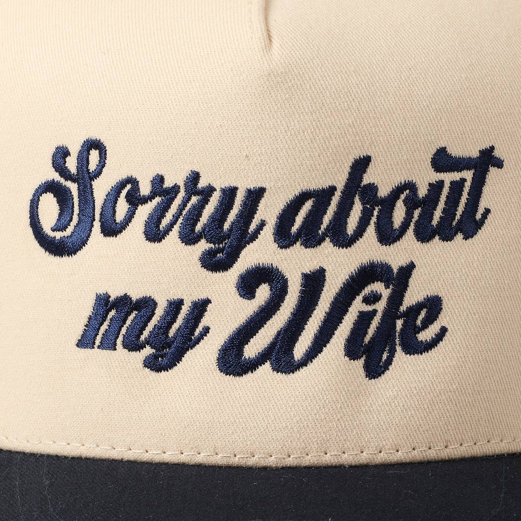 Sorry About My Husband Cap