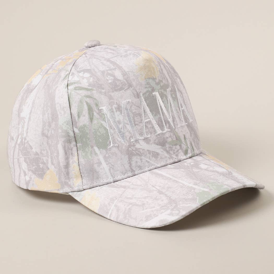 MAMA Camo Baseball Cap