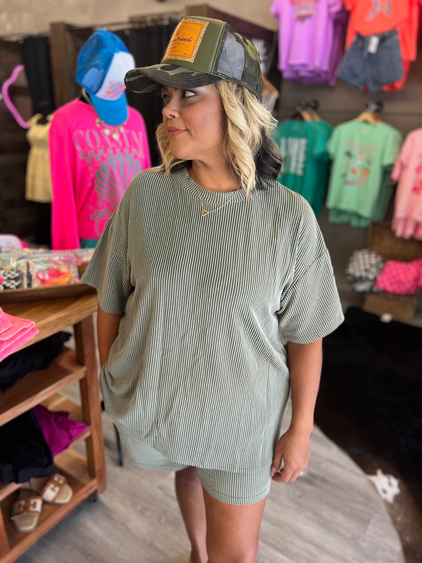Kinsey Olive Plus Size Set