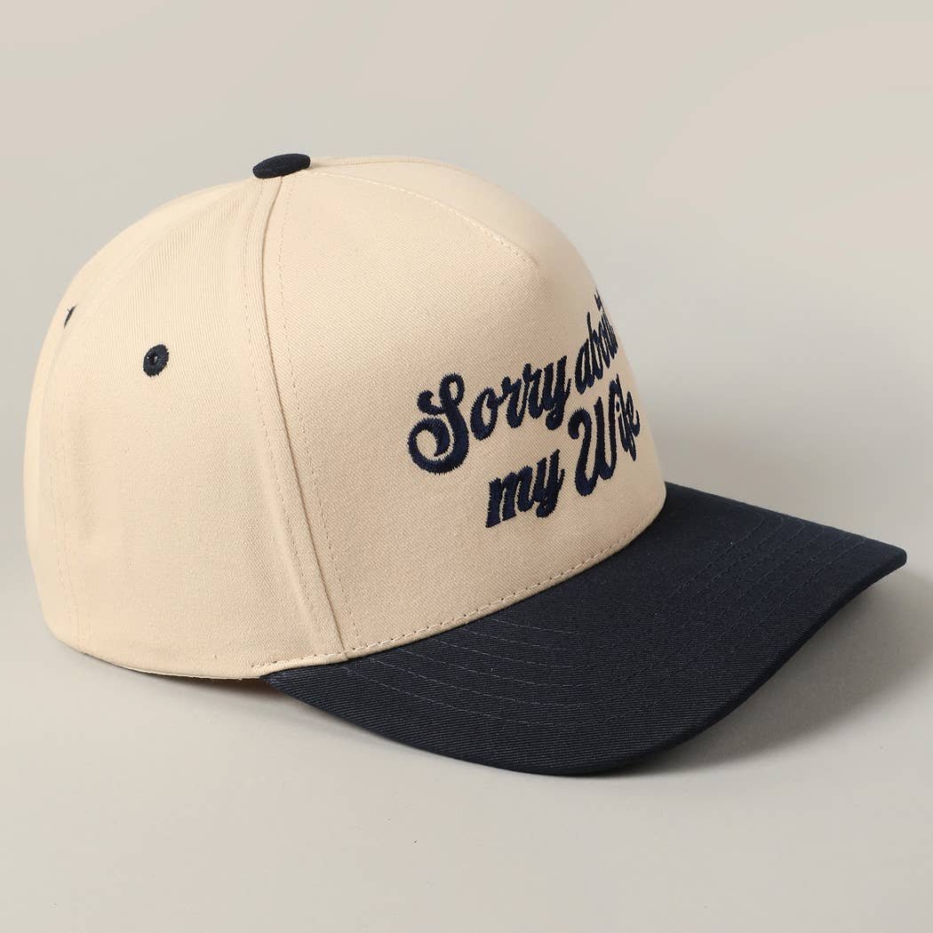 Sorry About My Husband Cap