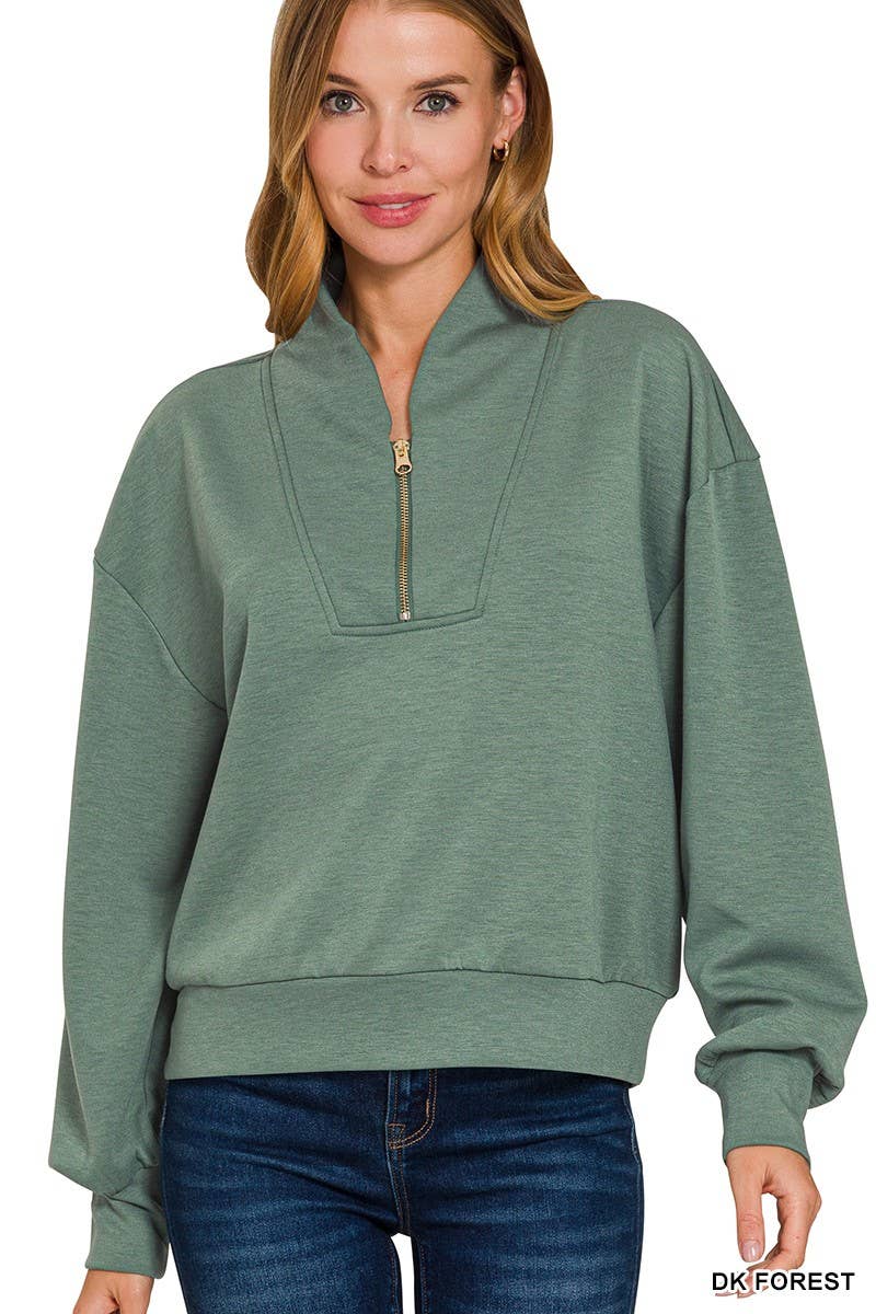 Scuba Zip Pullover