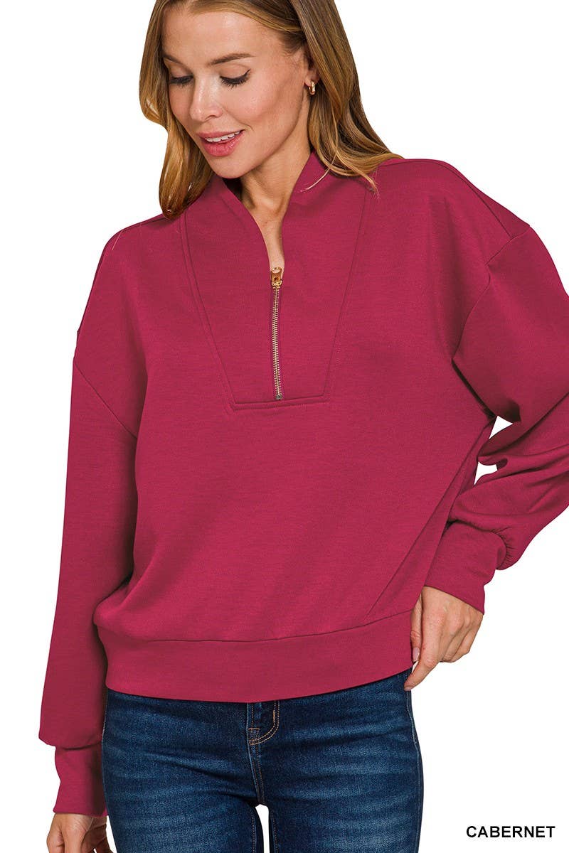 Scuba Zip Pullover