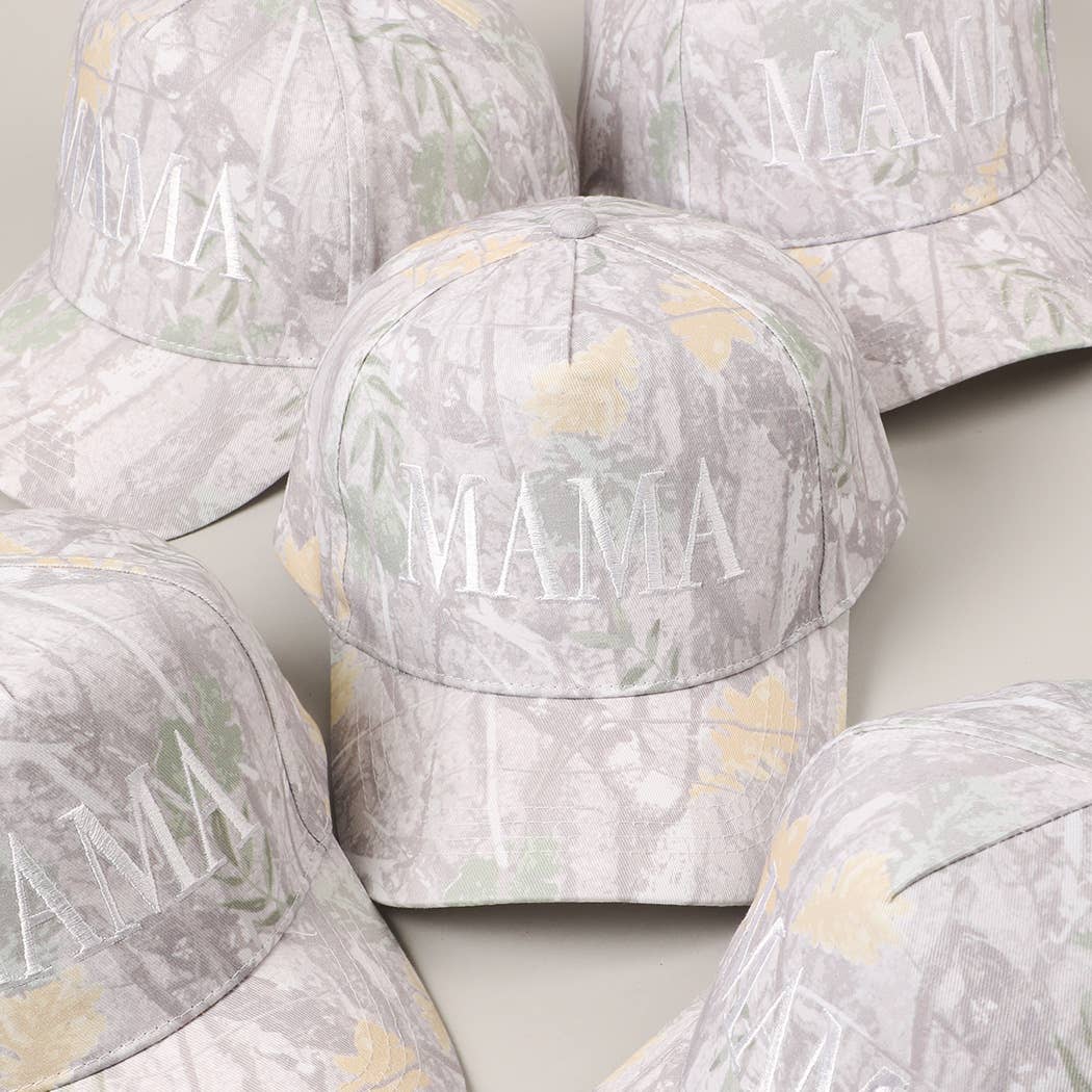 MAMA Camo Baseball Cap