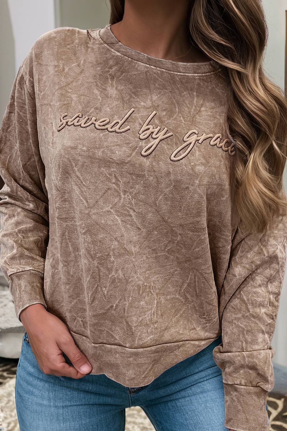 Saved By Grace Sweater