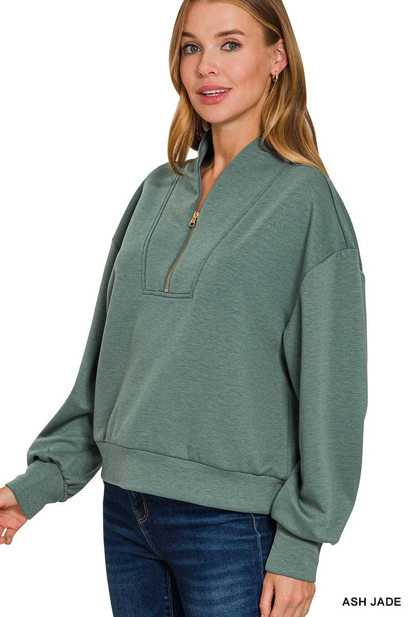 Scuba Zip Pullover