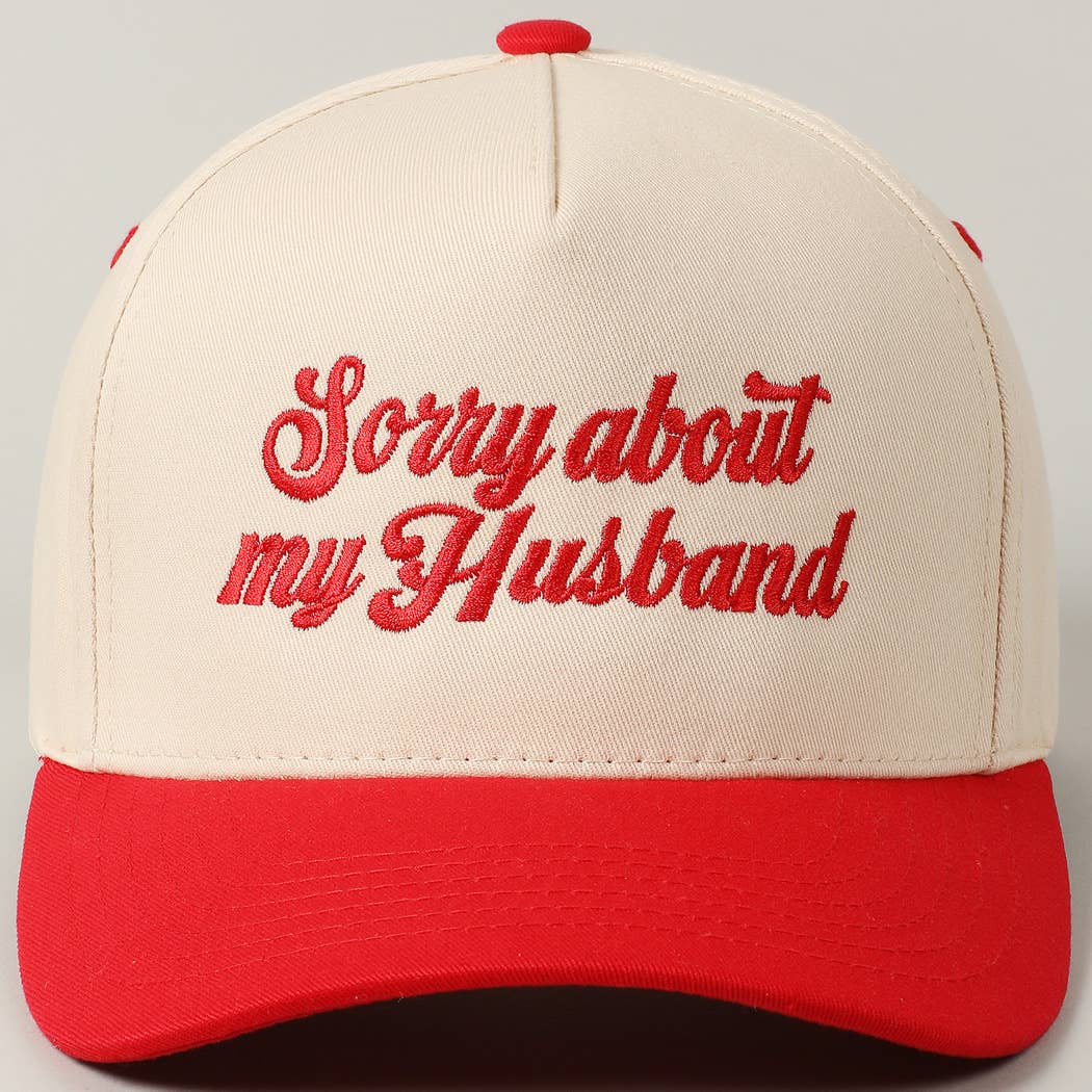 Sorry About My Husband Cap