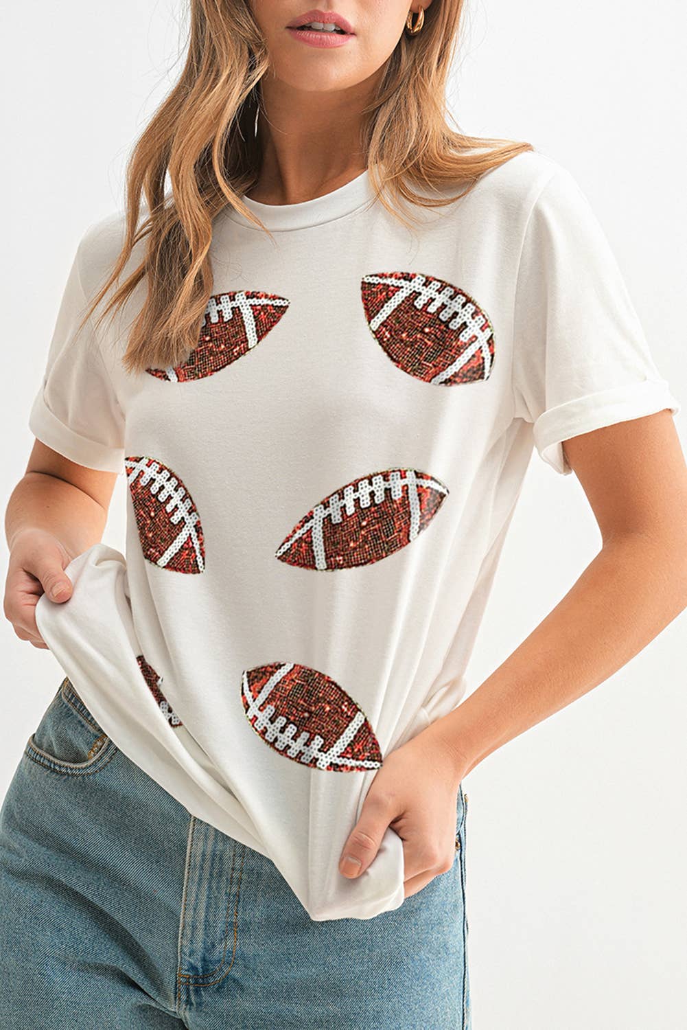 Football Sequin TOP