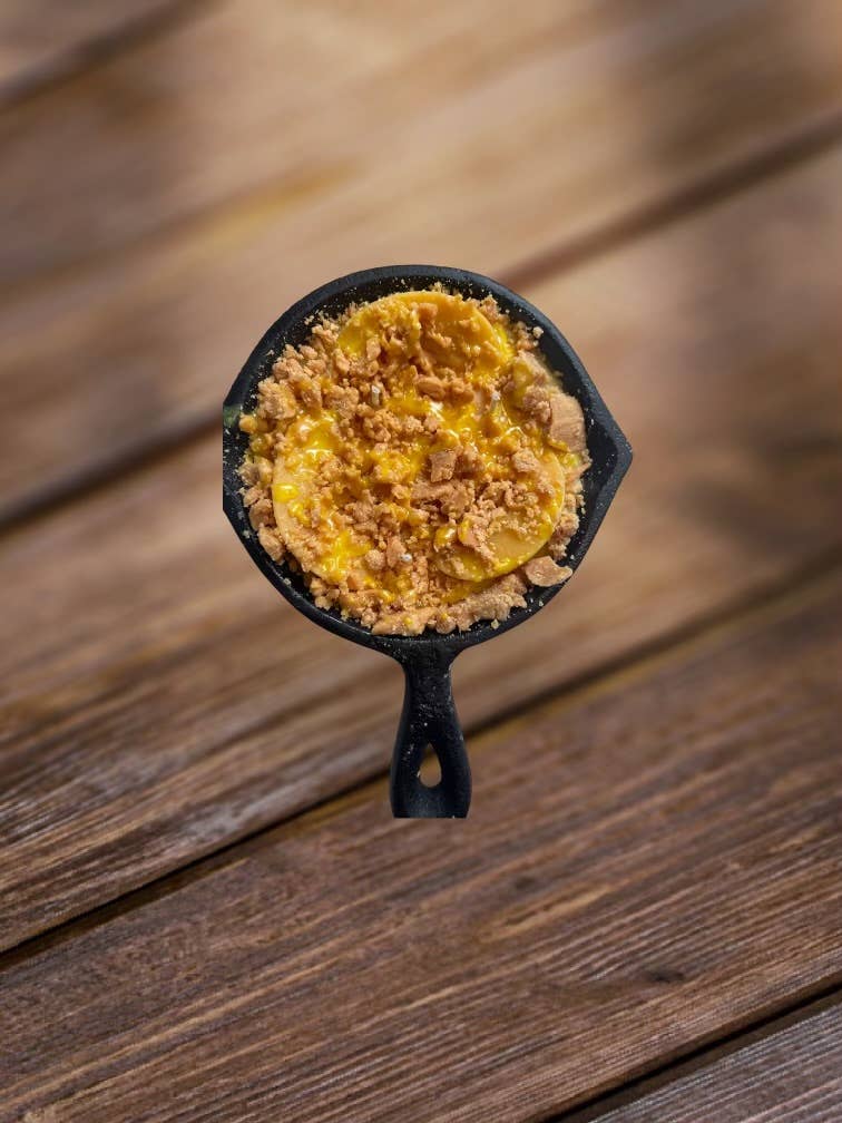 Apple Pie Cobbler Iron Skillet Candle