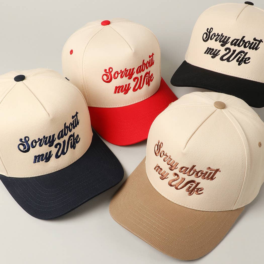 Sorry About My Husband Cap