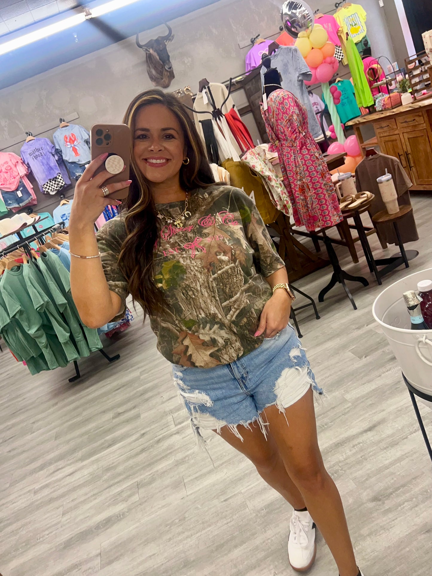Hey Sister + Co Cursive Camo