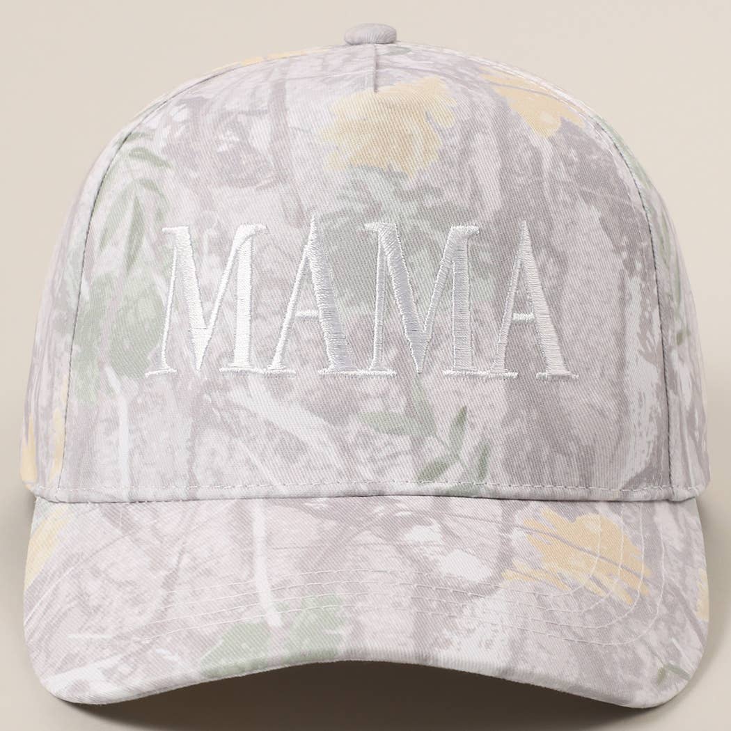 MAMA Camo Baseball Cap