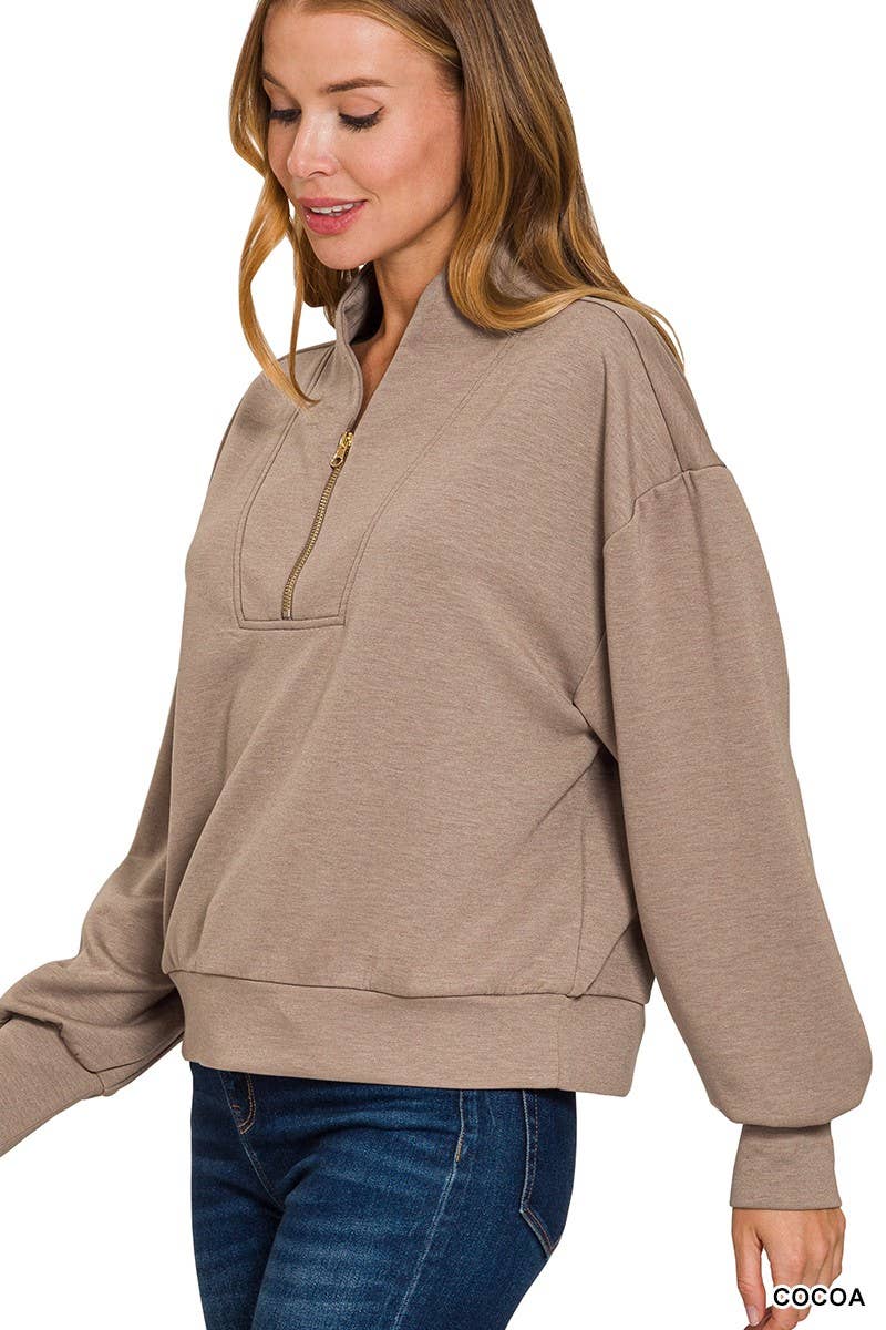 Scuba Zip Pullover