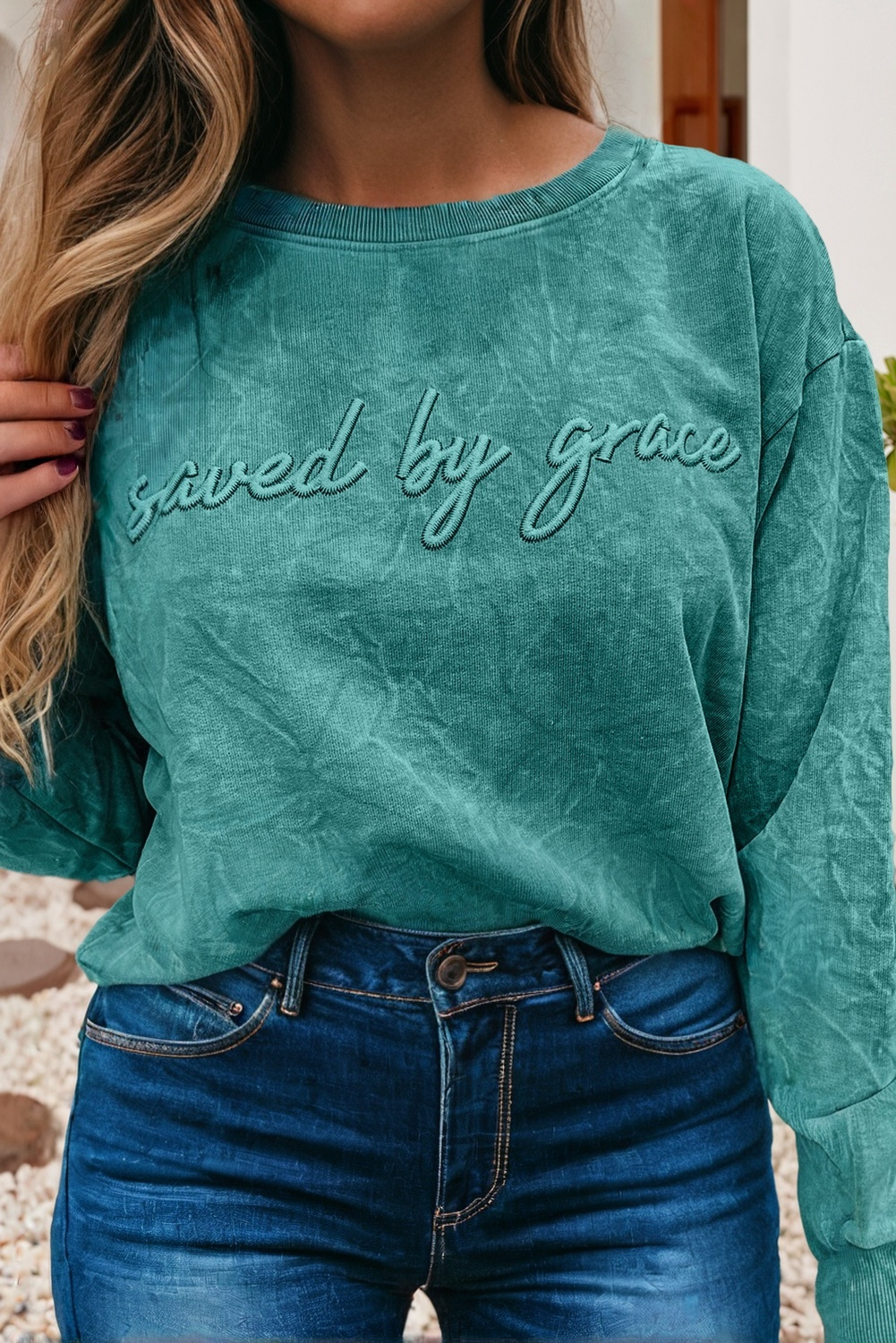 Saved By Grace Sweater