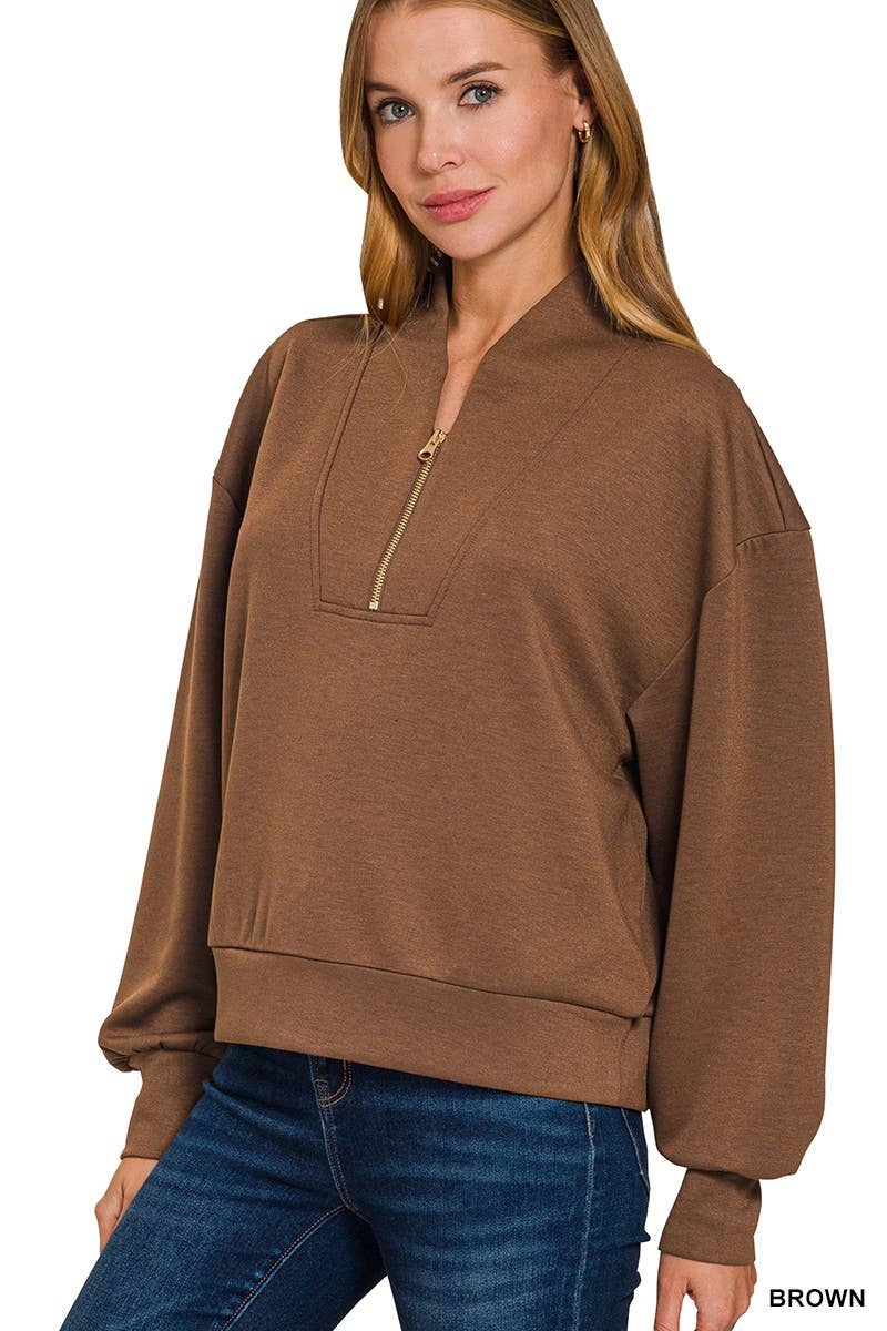 Scuba Zip Pullover