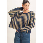 Striped Long Sleeve Top
