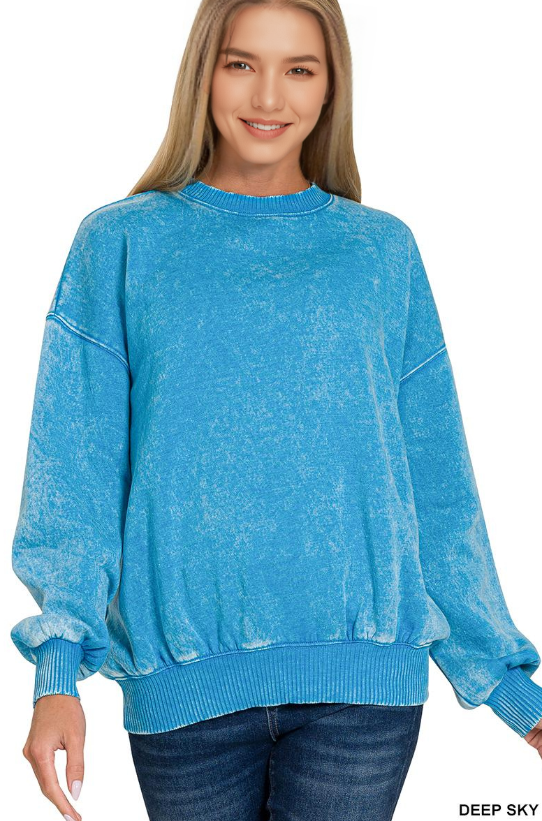 Acid Washed Pullover