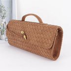 Vegan Suede Braided Bag