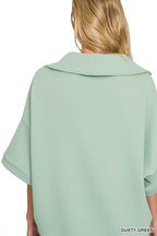 Scuba Collared Short Sleeve Pullover