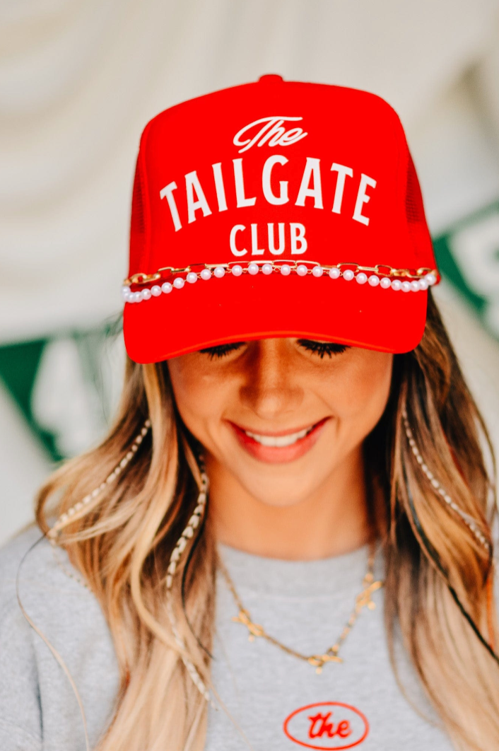 The Tailgate Club Red Trucker Hat