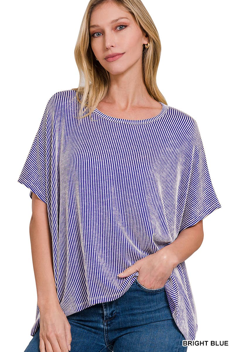 Corded Oversized Top