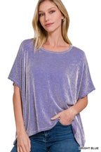 Corded Oversized Top