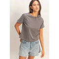 Crew Neck Cotton T-Shirt