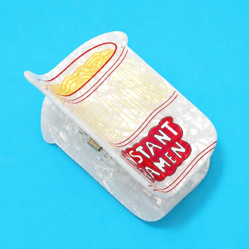 Instant Ramen Cup Hair Claw Clip | 40H1178