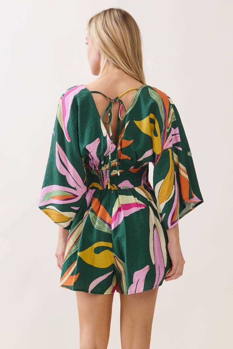Vibrant Green Romper