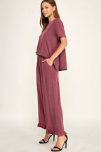 Solid Curly Rib Set