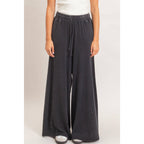 Wide Leg Mineral Wash Pants