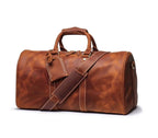 Leather Duffle Bag, Handmade Mens Leather Weekend Bag, Personalized Duffel Bag, Leather Holdall Bag, Leather Overnight Bag, Leather Gym Bag for Men