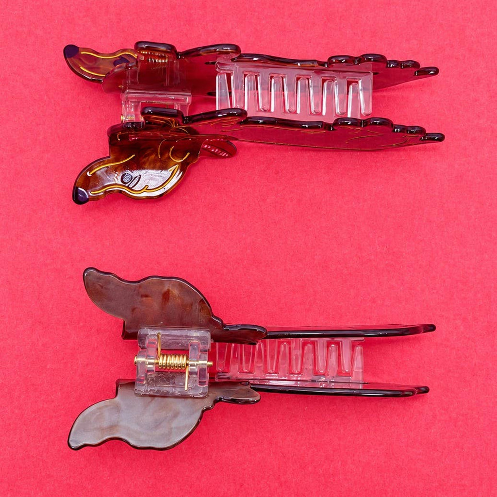 Charming Dachshund Dog Bandana Hair Claw Clip | 40H1235