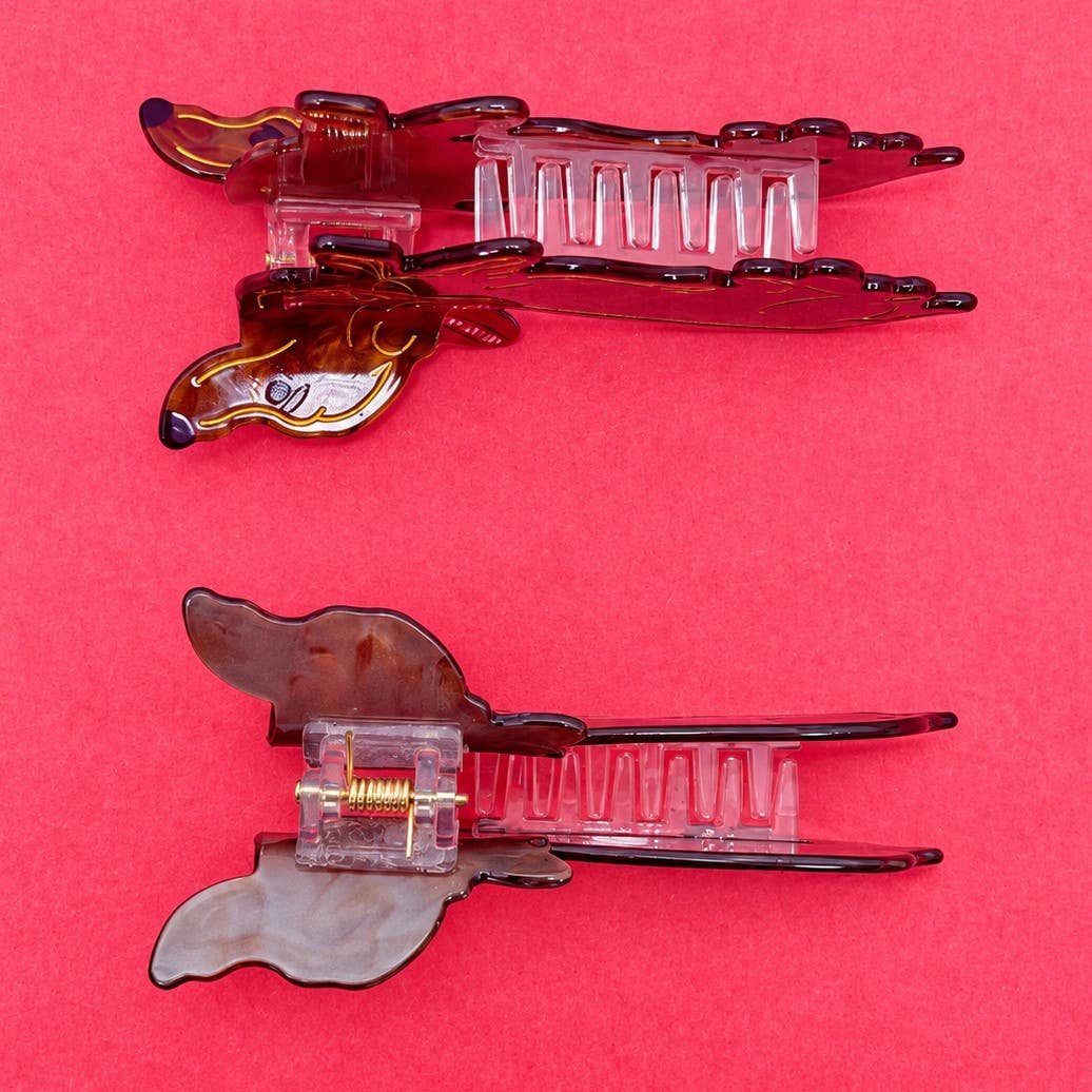 Charming Dachshund Dog Bandana Hair Claw Clip | 40H1235