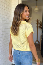 LAS-LIVE Eyelet Knit Ribbed Hollow Out Sweater (S-XL)