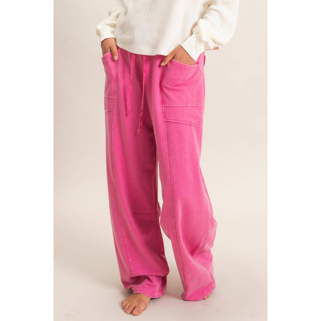Mineral Washed Barrel Sweatpants