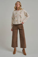 STRETCH CORDUROY WIDE LEG PANTS_JLB80001-06