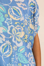 Coastal Bloom Printed Blouse