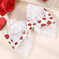 Lace Strawberry Bow