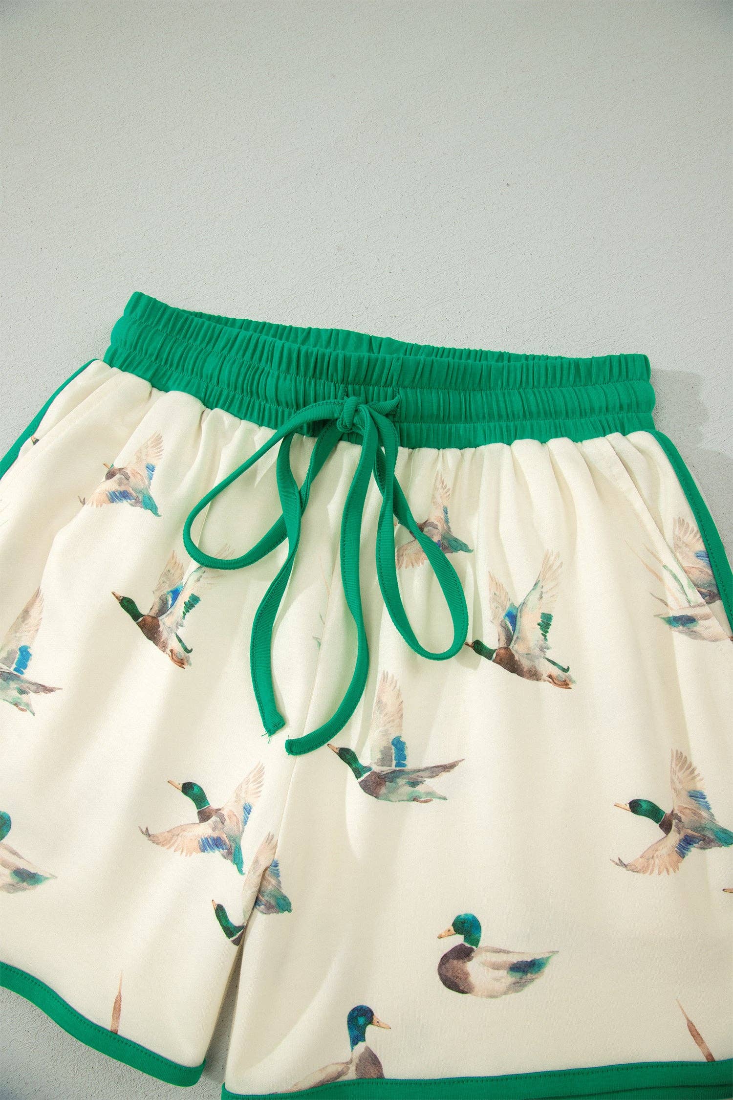 PRETTY BASH Mallard Colorblock Trim & Short Set