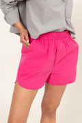 Poplin High Waist Shorts