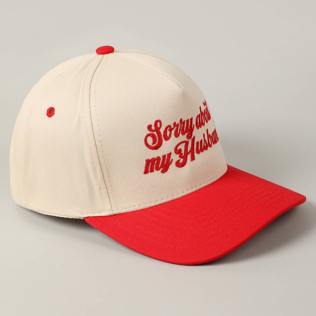 Sorry About My Husband Cap