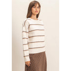 Striped Crew Neck Sweater