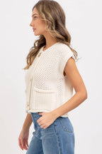 Abby Vest Knit Top