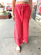 Reagan Mineral Wash Wide Pants