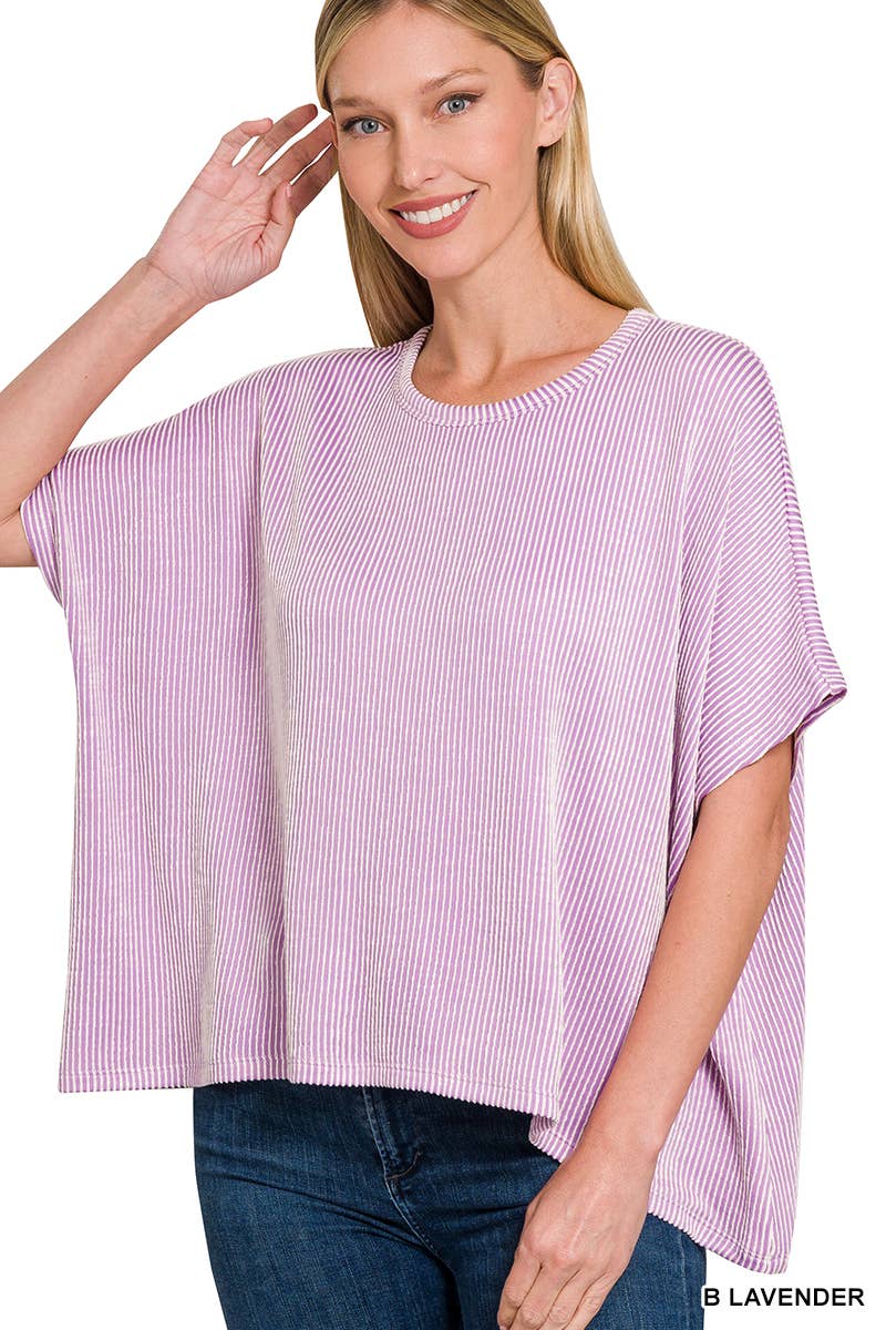 Corded Oversized Top