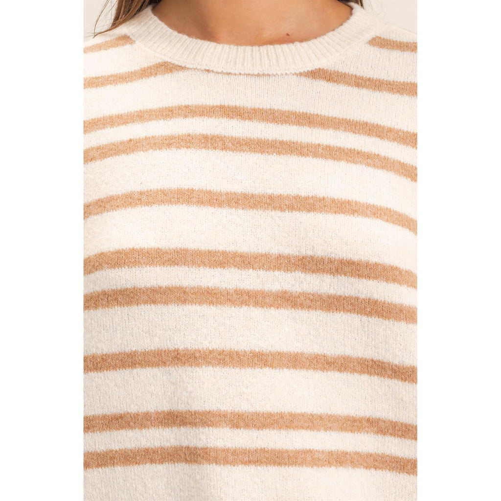 Striped Crew Neck Sweater