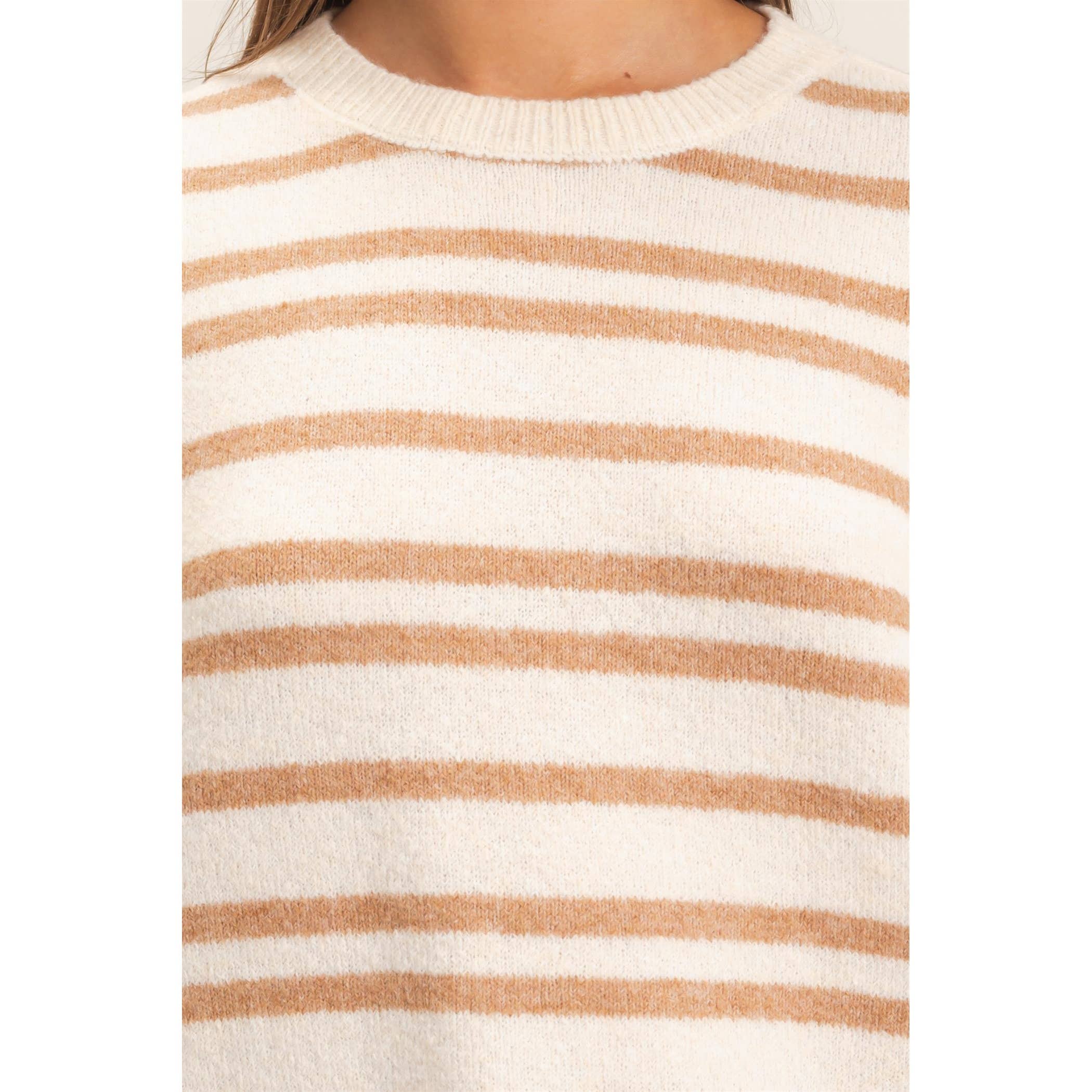 Striped Crew Neck Sweater