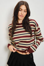 POSY STRIPED SWEATER