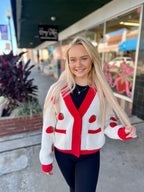 Festival Nights Berry Cardigan