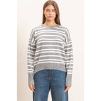 Striped Crew Neck Sweater